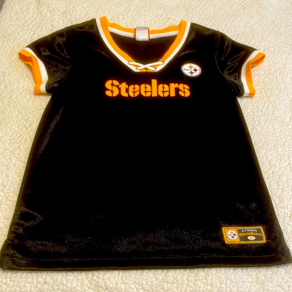 NFL hers, juniors large, vintage Steelers throwback shirt